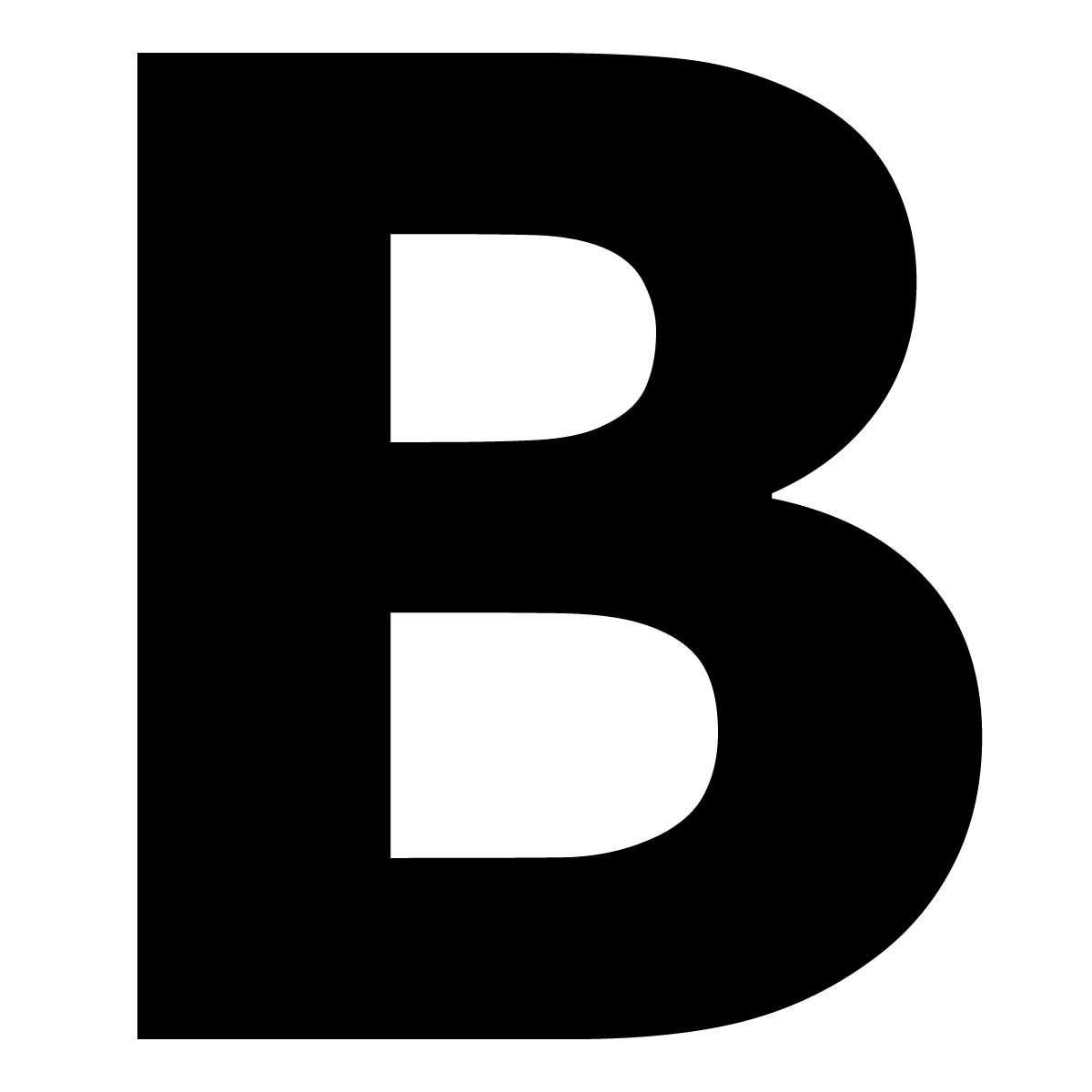 B